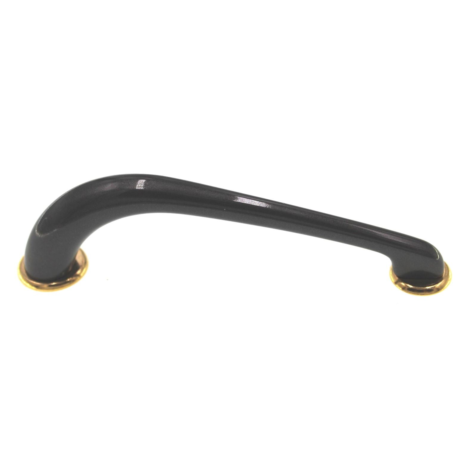 Amerock European Designs Black 3" Ctr. Cabinet Arch Pull Handle BP4270-BK