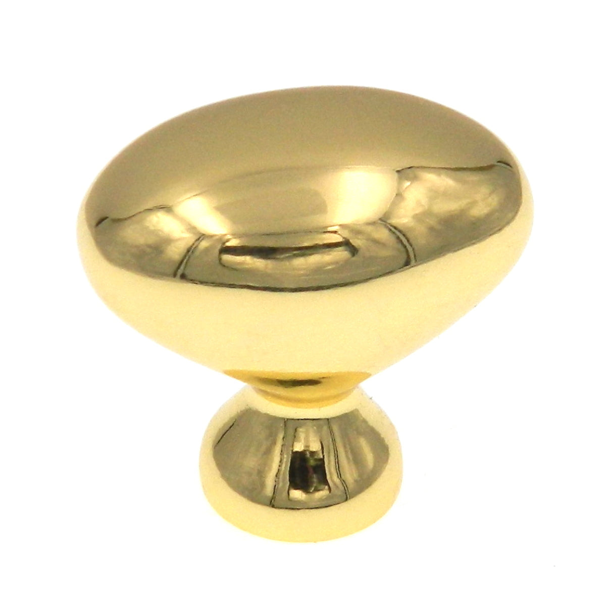 Amerock Allison Polished Brass 1 1/3" Oval Cabinet Pull Knob BP42723