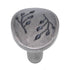 Amerock Inspirations Weathered Nickel 1 1/2" Leaf Cabinet Knob BP4444-WN