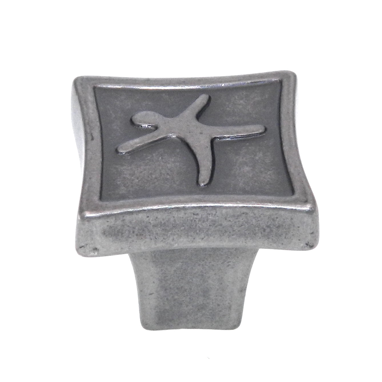 Amerock Poser Weathered Nickel 1-1/4" Figures Cabinet Knob Pull BP4446-WN