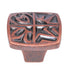 Amerock Motif'Z Weathered Copper 1 1/8" Square Ornate Cabinet Knob BP4450-WC