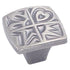 Amerock Motif'Z 1 1/8" Weathered Nickel Square Cabinet Knob BP4450-WN