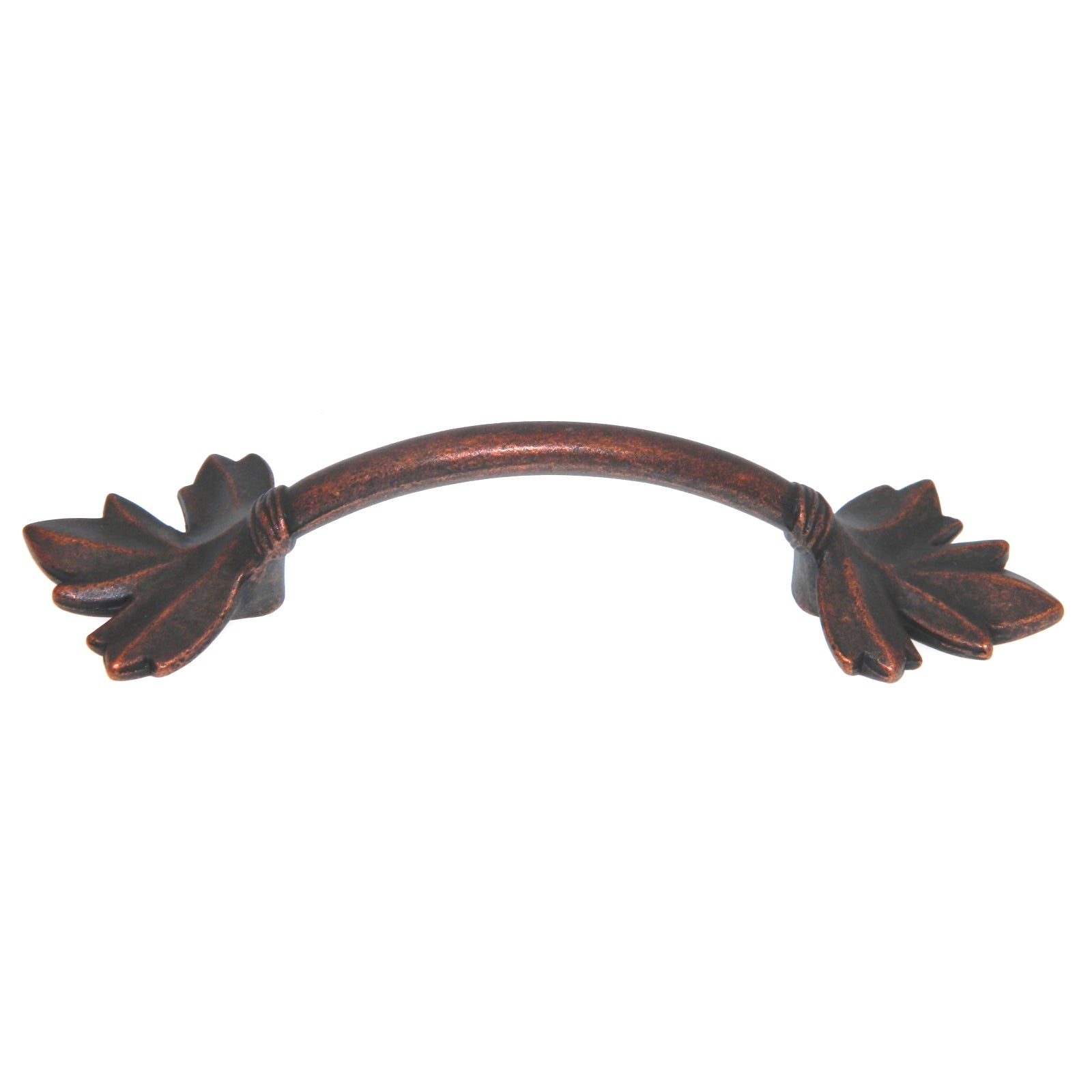 Amerock Nature's Splendor Rustic Bronze 3" Center to Center Leaf Cabinet Handle Pull BP4451RBZ