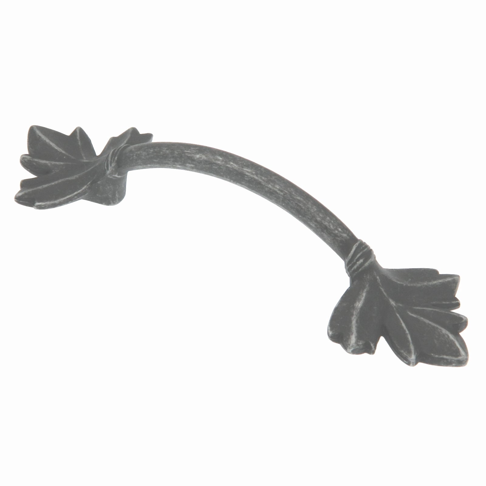 Amerock Nature's Splendor Wrought Iron Dark 3" Center to Center Leaf Cabinet Handle Pull BP4451WID