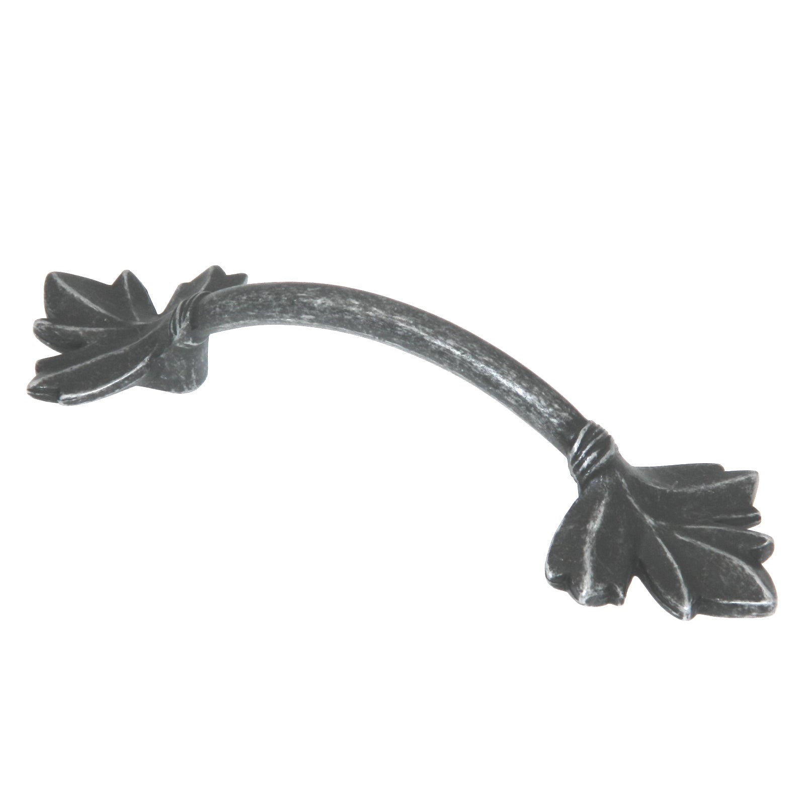 Amerock Nature's Splendor Wrought Iron Dark 3" Center to Center Leaf Cabinet Handle Pull BP4451WID