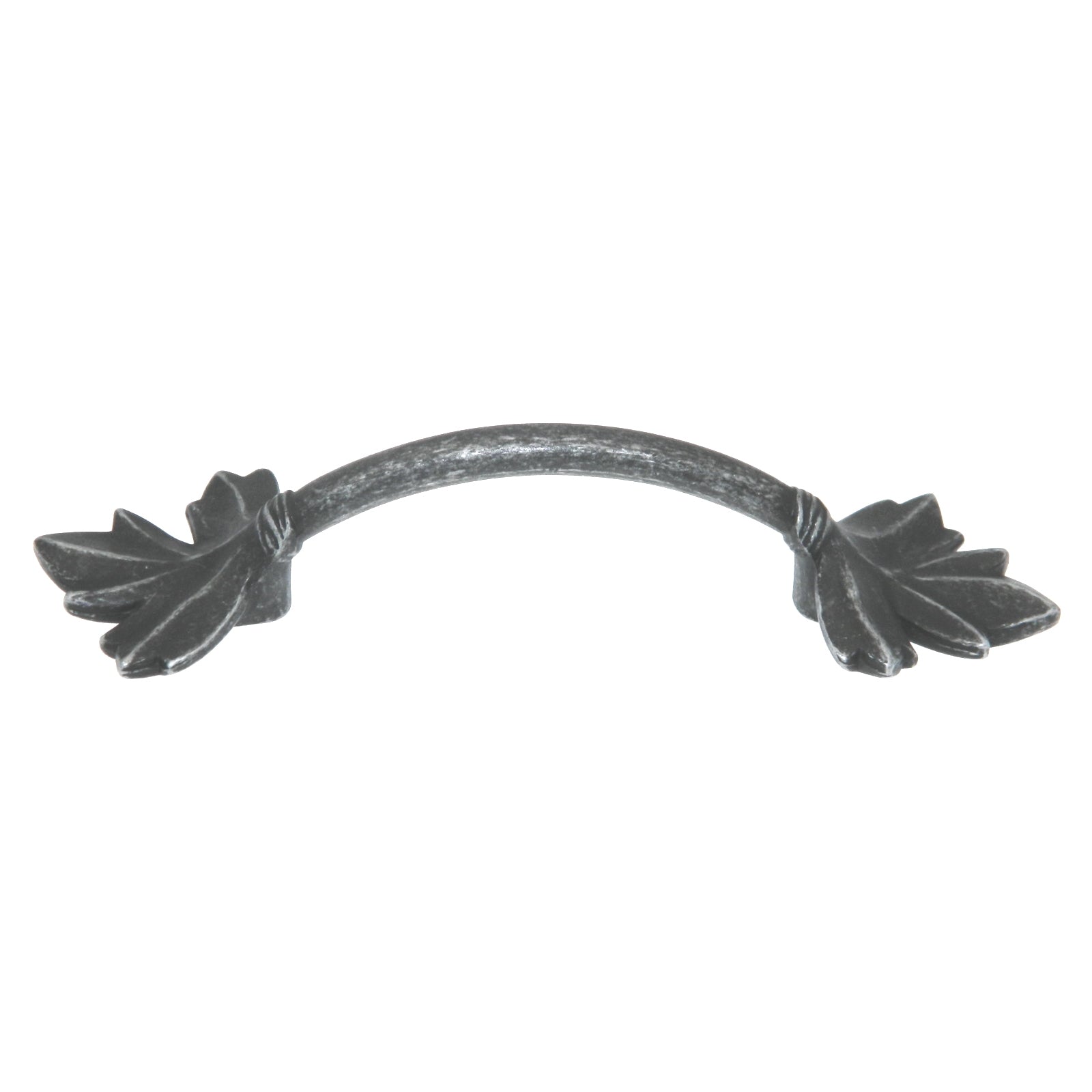 Amerock Nature's Splendor Wrought Iron Dark 3" Center to Center Leaf Cabinet Handle Pull BP4451WID