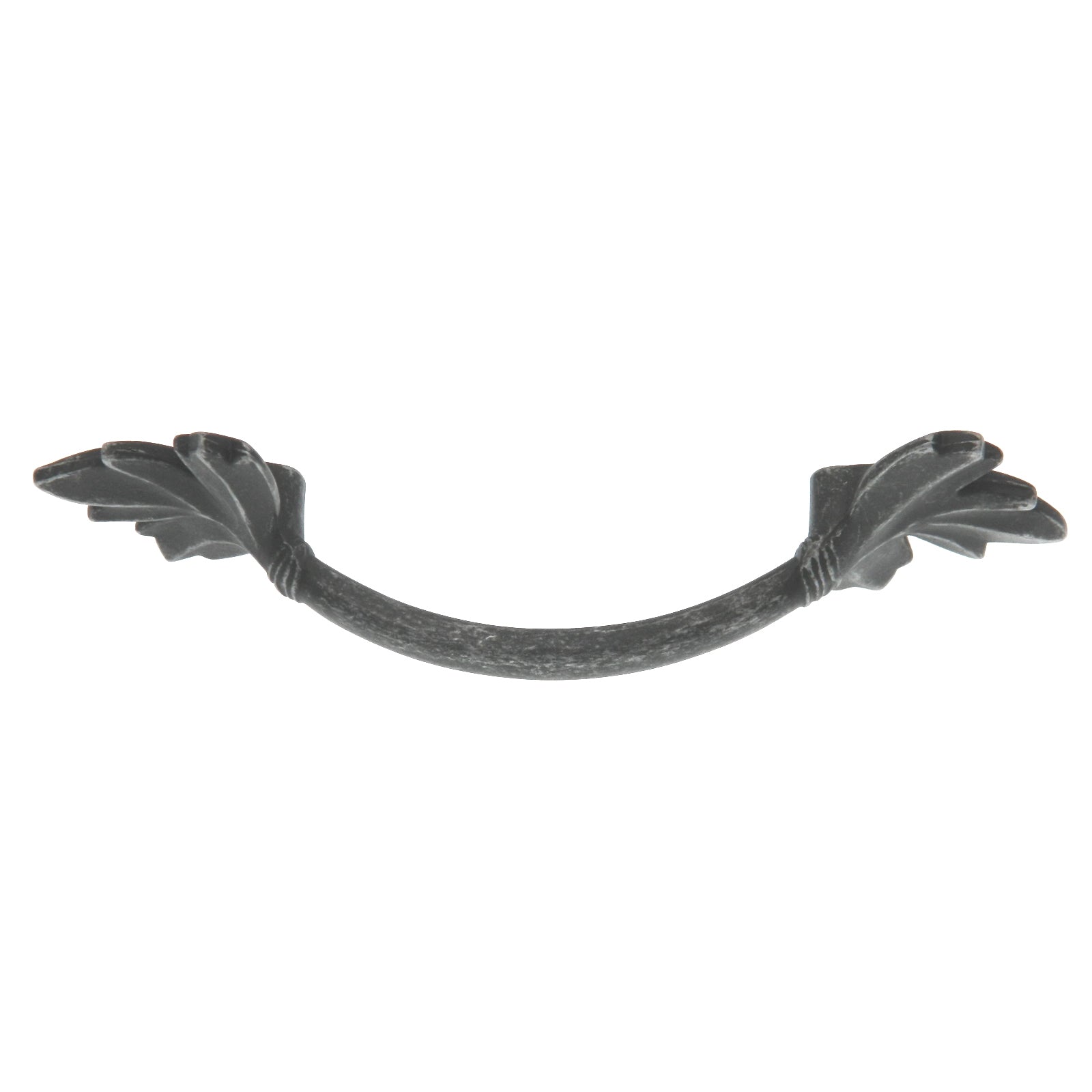 Amerock Nature's Splendor Wrought Iron Dark 3" Center to Center Leaf Cabinet Handle Pull BP4451WID