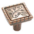 Amerock BP4466-WC Weathered Copper 1 1/8" Square Cabinet Knob Pulls Vineyard