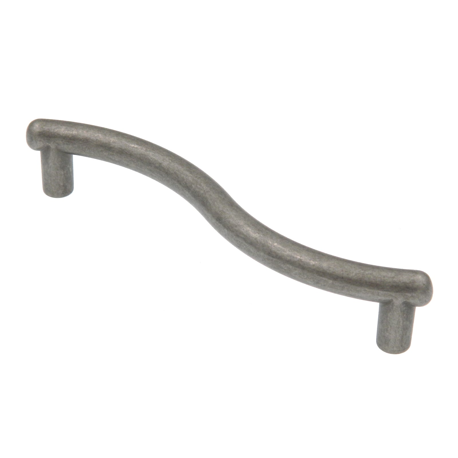 Amerock Basic Metals Weathered Nickel 3 3/4" (96mm) Center to Center Curved Drawer Bar Pull BP4478WN