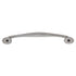 Amerock Basic Metals BP4479-G10 Satin Nickel 3 3/4" (96mm)cc Smooth Cabinet Handle Pull