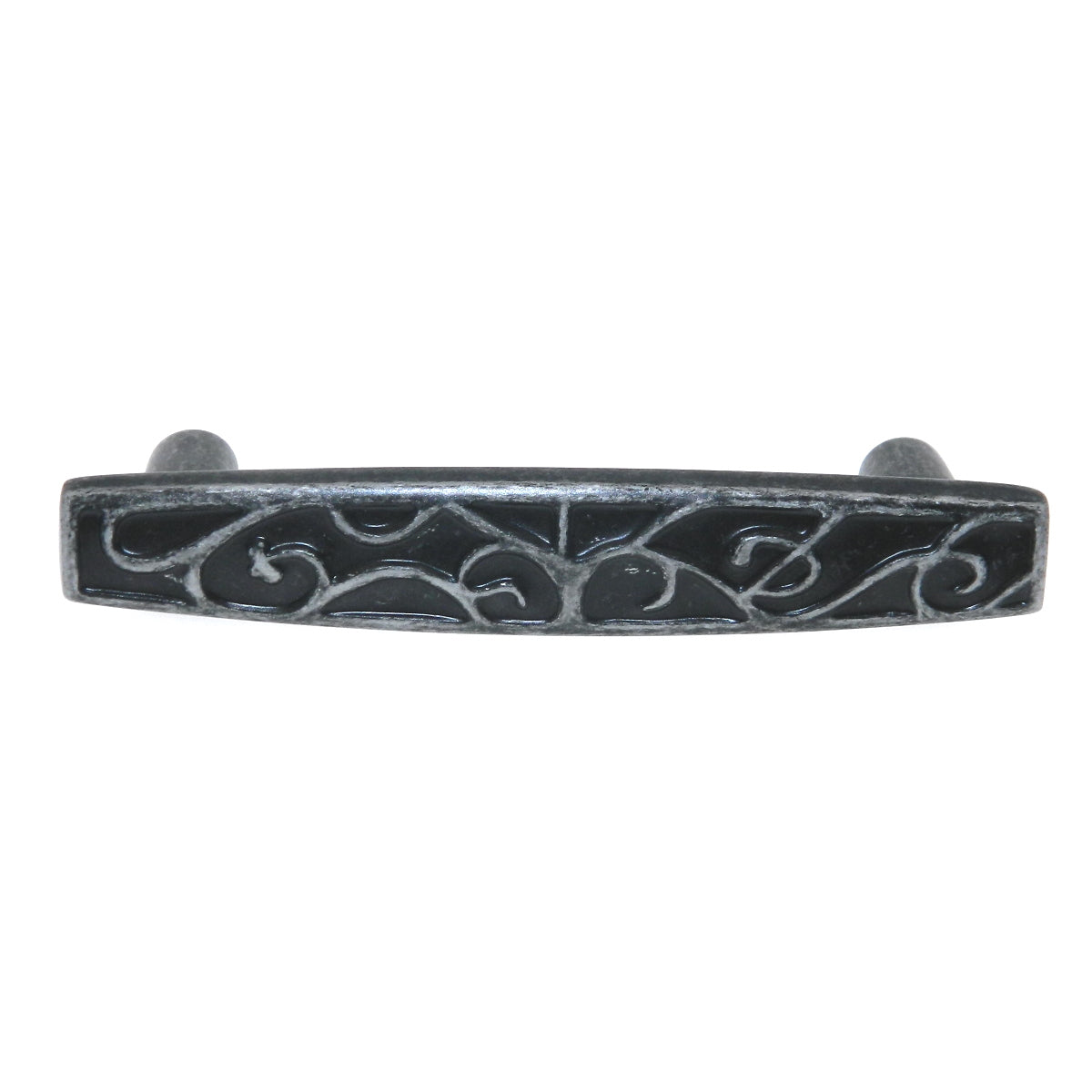 Amerock Ambrosia Wrought Iron Dark Ornate 3" Bar Cabinet Handle Pull BP4480-WID