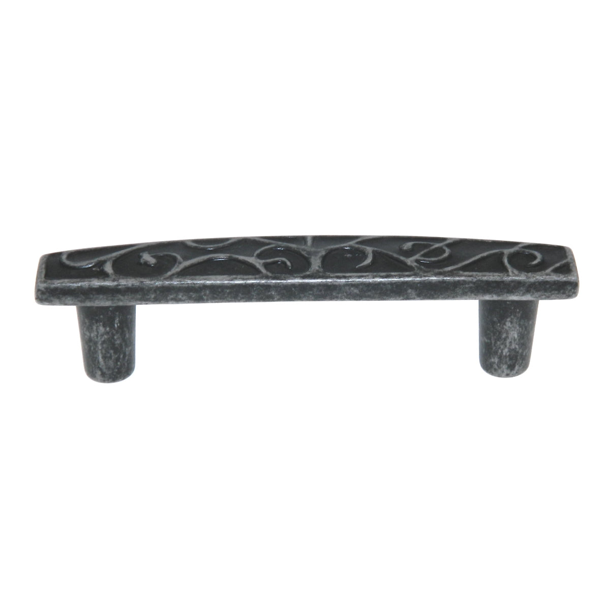 Amerock Ambrosia Wrought Iron Dark Ornate 3" Bar Cabinet Handle Pull BP4480-WID