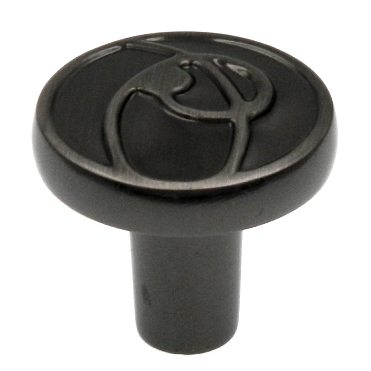 Amerock Ambrosia Pewter 1 1/8" Round Cabinet Pull Knob BP4481PWT