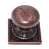 Amerock Ambrosia Rustic Bronze 1 1/2" Round Cabinet Knob Pull BP4484-RBZ