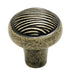 Amerock Cyprus 1 1/4" Weathered Brass Mushroom Cabinet Knob Pull BP5263-R2