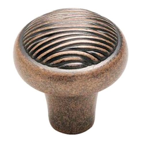 Amerock Cyprus 1 1/4" Weathered Copper Mushroom Cabinet Knob Pull BP5263-WC