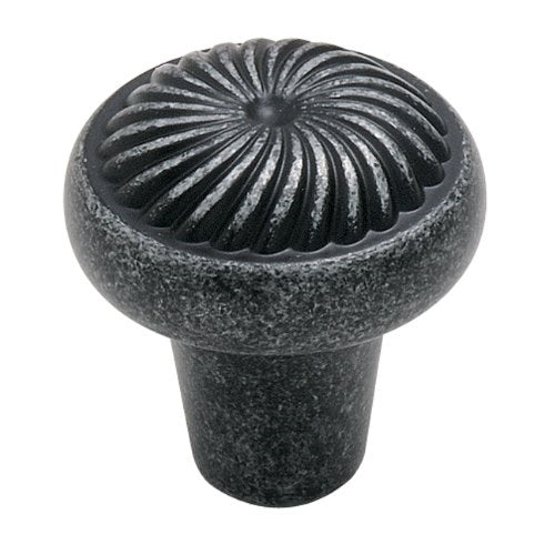 Amerock BP5266-WID Wrought Iron Dark 1 1/4" Mushroom Cabinet Knob Pulls Cyprus