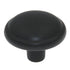 Amerock Allison Flat Black 1 1/4" Round Cabinet Pull Knob BP53000FB