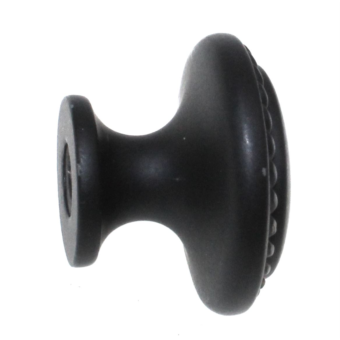 Amerock Everyday Heritage Matte Black 1 3/16" Rope Cabinet Knob BP53001FB