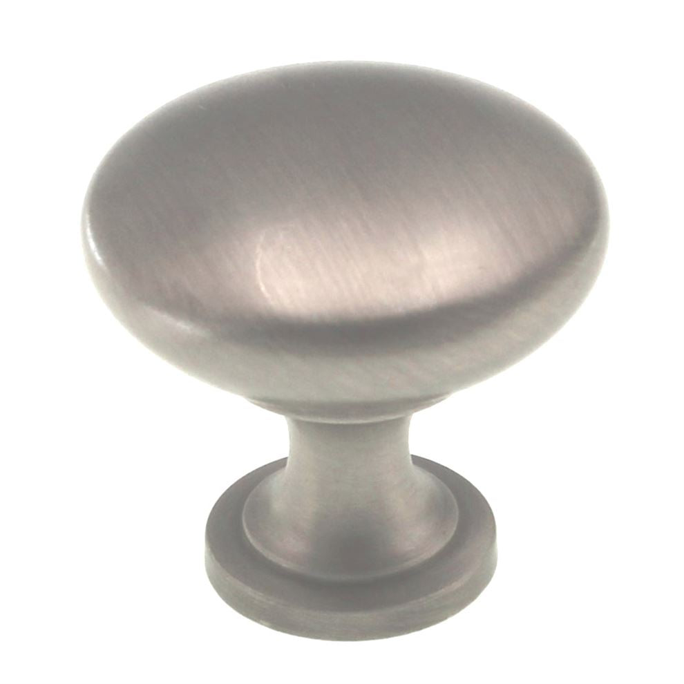 Amerock Edona Antique Silver 1 1/4" Round Cabinet Knob BP53005AS