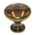 Amerock Edona Burnished Brass 1 1/4" Round Cabinet Knob BP53005BB