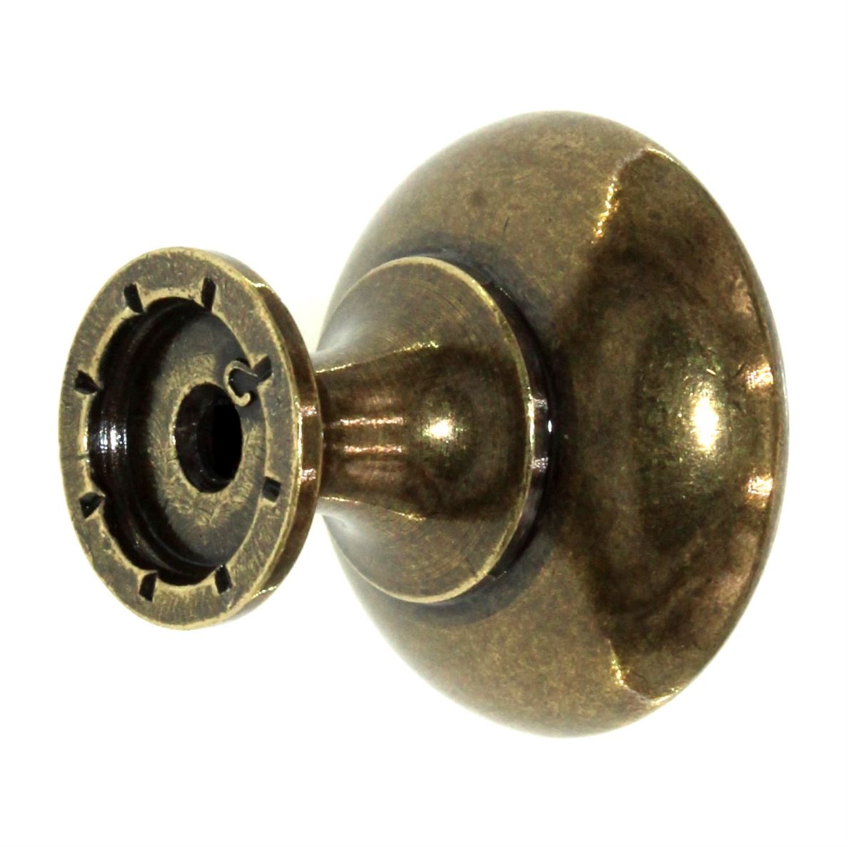 Amerock Edona Burnished Brass 1 1/4" Round Cabinet Knob BP53005BB