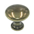 Amerock Edona Burnished Brass 1 1/4" Round Cabinet Knob BP53005BB