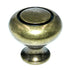 Amerock Allison Burnished Brass 1 1/4" Round Cabinet Knob BP53011-BB