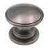 Amerock Allison Antique Silver 1 1/4" Round Disc Cabinet Knob BP53012-AS