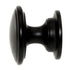 Amerock Ravino Matte Black 1 1/4" Ring Cabinet Knob BP53012FB