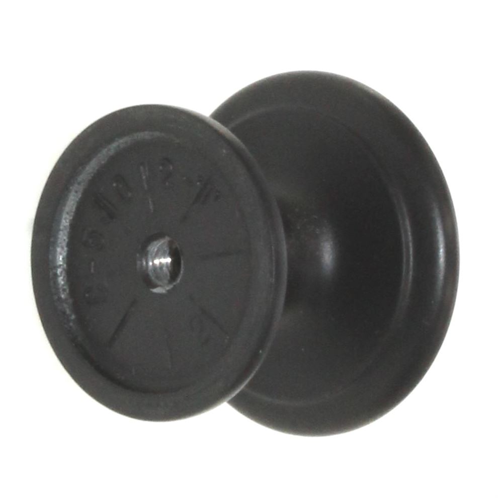 Amerock Ravino Matte Black 1 1/4" Ring Cabinet Knob BP53012FB