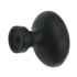 Amerock Vaile Matte Black 1 3/8" Oval Cabinet Knob BP53014FB