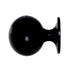 Amerock Everyday Heritage 1 3/8" Oval Egg Cabinet Knob Flat Black BP53018FB