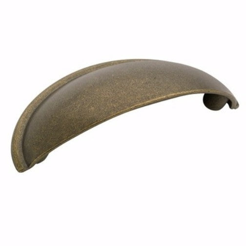 Amerock Rustic Brass 2 1/2 In. Ctr. Cabinet Cup Pull Handle BP53019-R3