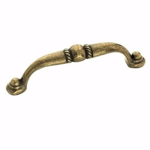 Amerock Allison Burnished Brass Cabinet  3 3/4" (96mm)cc Handle Pull BP53021-BB