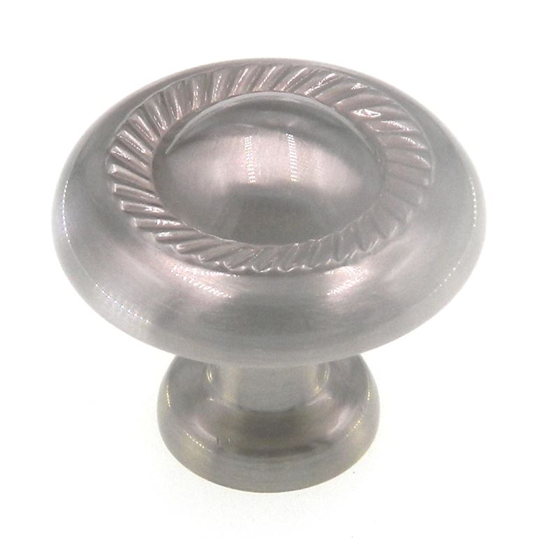 Amerock Allison Satin Nickel Cabinet Knob with Rope Braid BP53022G10