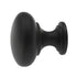 Amerock Allison Flat Black 1 1/4" Round Cabinet Knob BP53023-FB