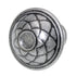 Amerock Padma Antique Silver 1 3/8" Round Ornate Cabinet Knob BP53027-AP