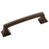 Amerock Mulholland Antique Rust 3 3/4 inch (96mm) CTC Cabinet Handle Pull BP53031ART