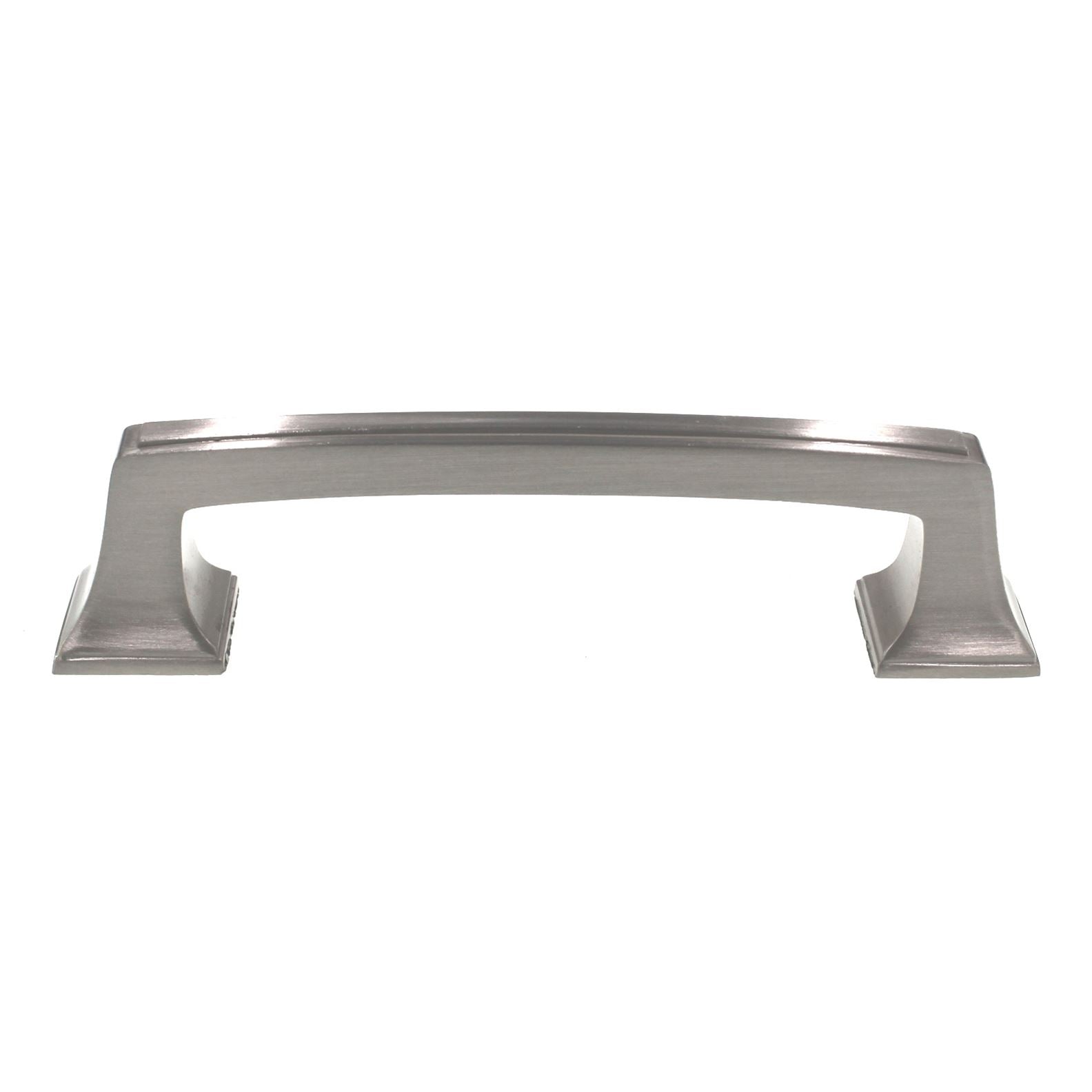 Amerock Mulholland Satin Nickel 3 3/4" (96mm) Ctr. Cabinet Arch Pull BP53031G10