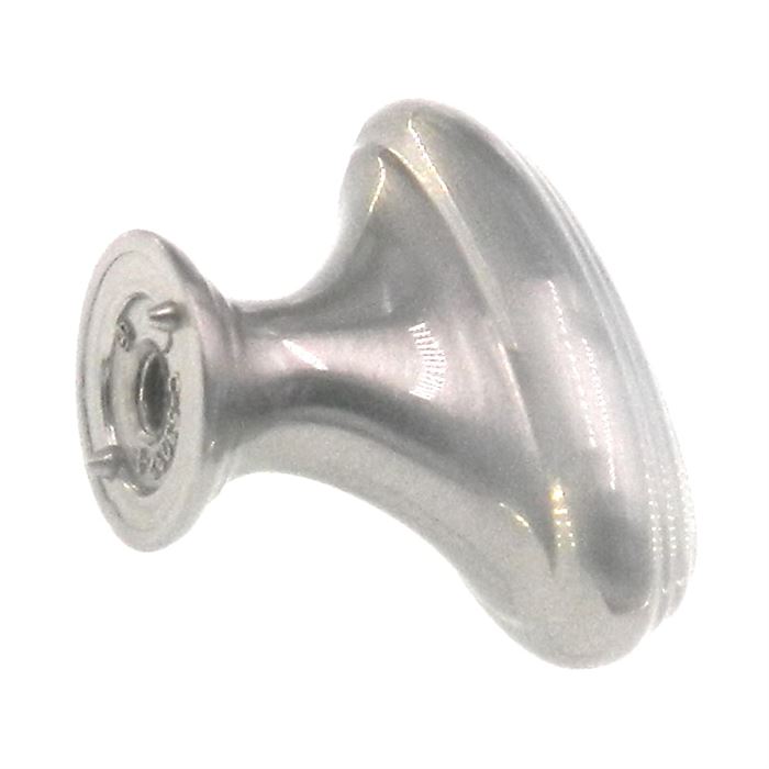 Amerock Mulholland Satin Nickel 1 7/16" Oval Cabinet Knob BP53032G10