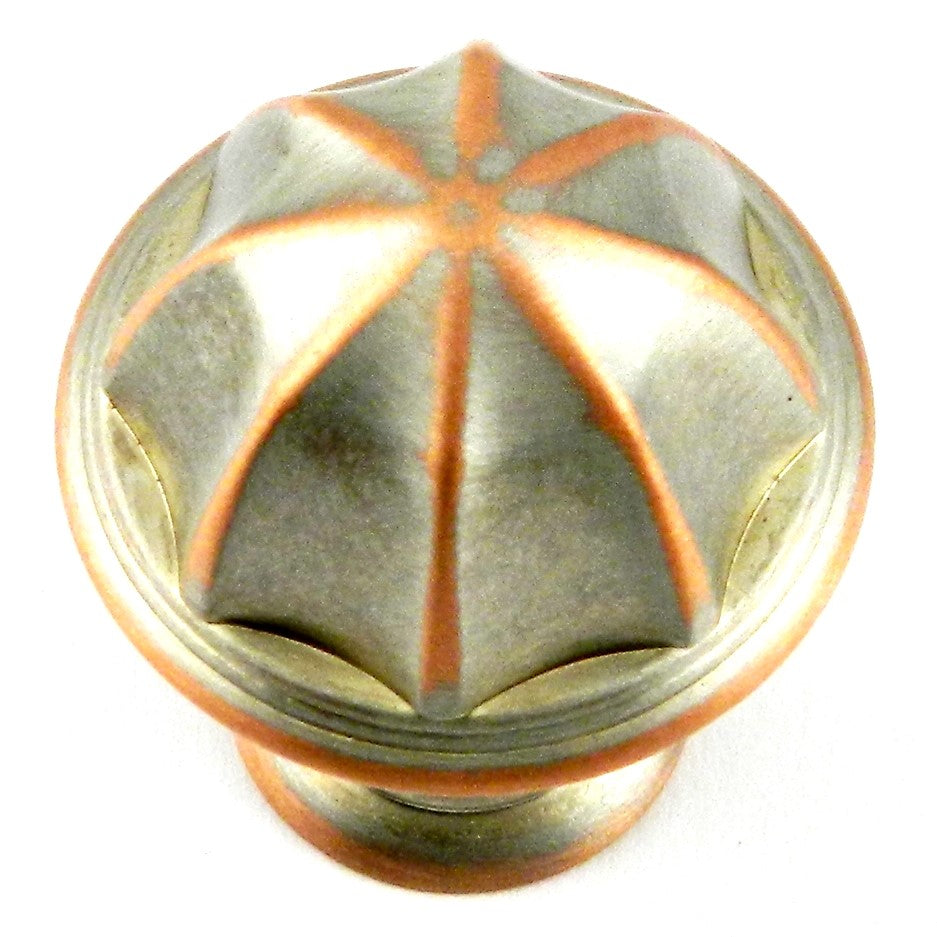 Weathered Nickel Copper Amerock Eydon BP53035-WNC 1 Inch Eclectic Cabinet Knob