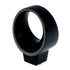 Amerock Sonara Silvered Black Ring Pull 1" Round Cabinet Pull Knob BP53045SBK