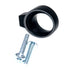 Amerock Sonara Silvered Black Ring Pull 1" Round Cabinet Pull Knob BP53045SBK