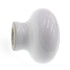 Amerock Ceramics 1 3/16" Round White Cabinet Knob with Blue Circle BP5321-BC