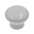 Amerock Hardware BP5322-BQ Gray 1 1/2" Porcelain Cabinet Knob with Brass Stem