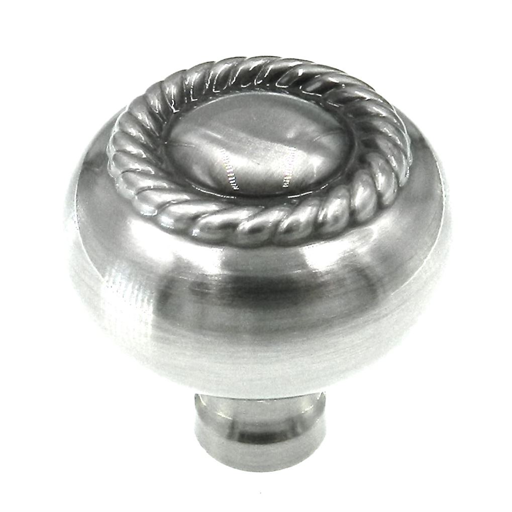 Amerock Everyday Heritage Satin Nickel 1 1/4" Rope Cabinet Knob BP53471G10