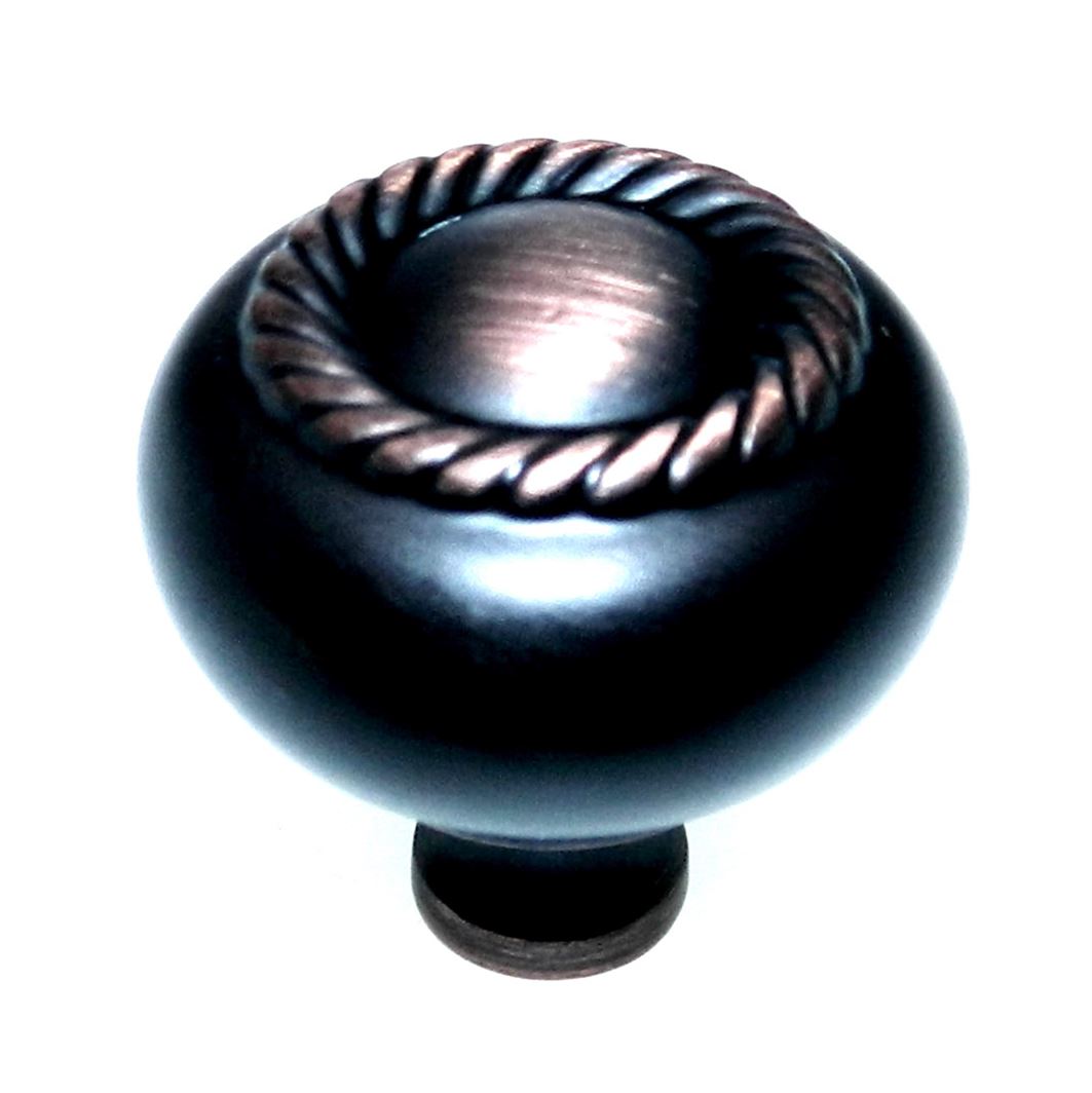 Amerock Everyday Heritage Oil-Rubbed Bronze 1 1/4" Rope Cabinet Knob BP53471ORB