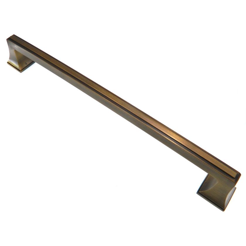 Amerock Mulholland Gilded Bronze 12" Ctr Cabinet Appliance Pull Handle BP53532GB