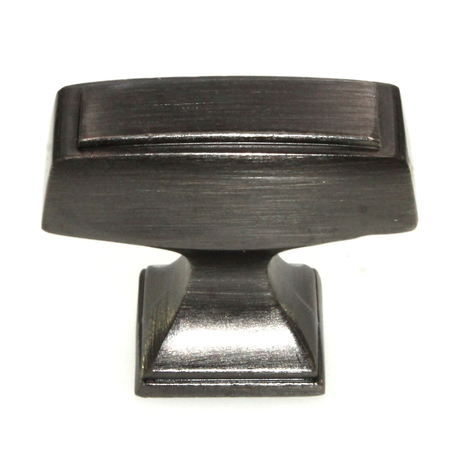 Amerock Mulholland Gunmetal 1 1/2" Rectangle Cabinet Knob BP535342GM